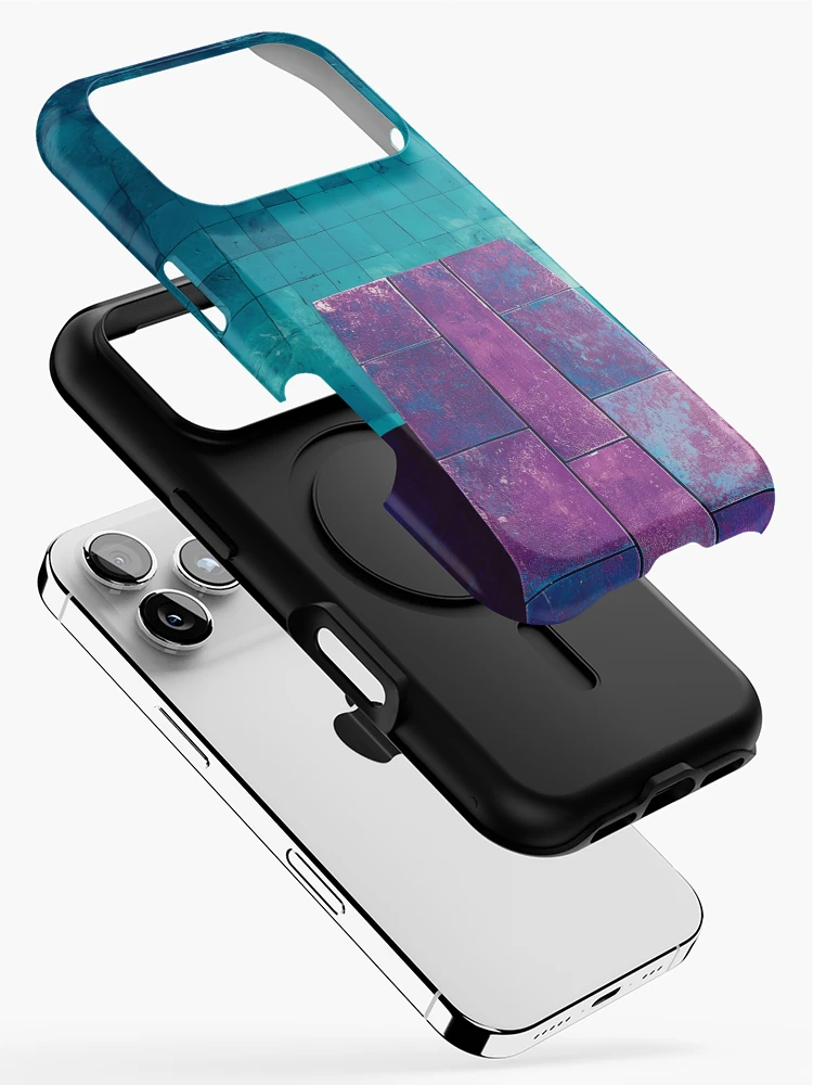Thumbnail 2 of 4, iPhone Case, Violet Pool Reflection designed and sold by Viktor Surzhko.