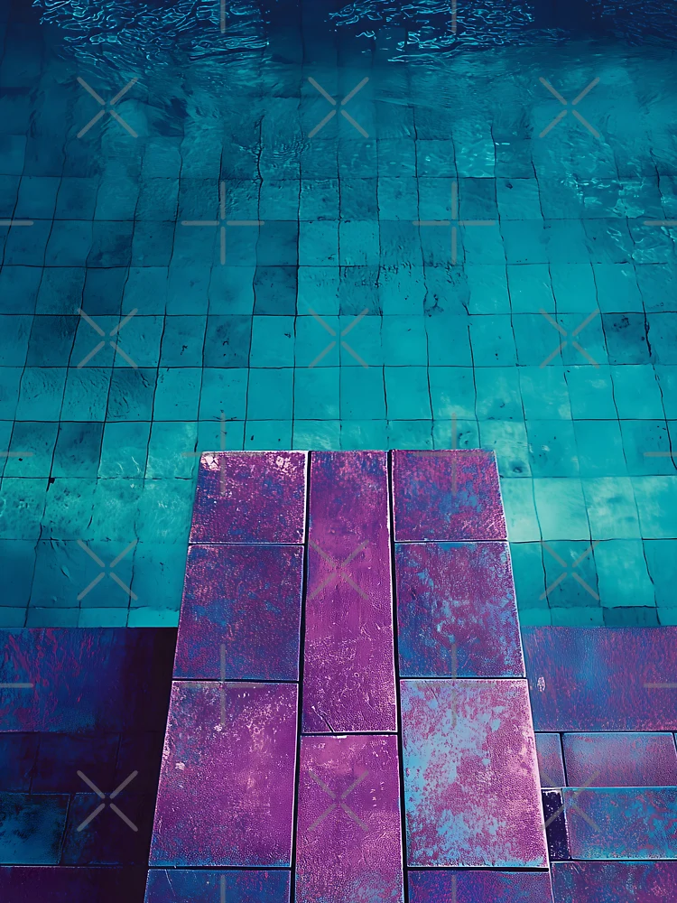Thumbnail 6 of 6, Lightweight Sweatshirt, Violet Pool Reflection designed and sold by Viktor Surzhko.