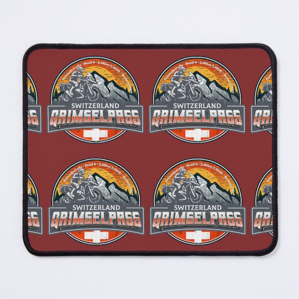 Item preview, Grimsel Pass Switzerland Grimselpass Motorcycle Sticker T-Shirt 03 designed and sold by OuterShellUK.