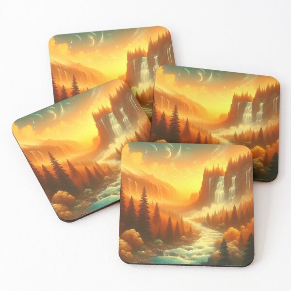Item preview, Mythical Waterfall designed and sold by RW Art Prints.
