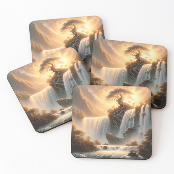 Item preview, Mythical Waterfall designed and sold by RW Art Prints.