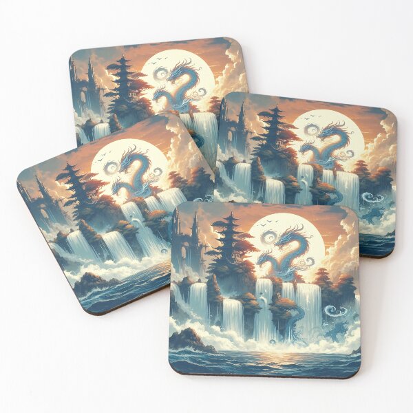 Item preview, Mythical Waterfall designed and sold by RW Art Prints.