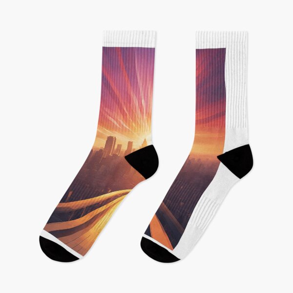Item preview, sunset in the big city designed and sold by SaralidzeOk.