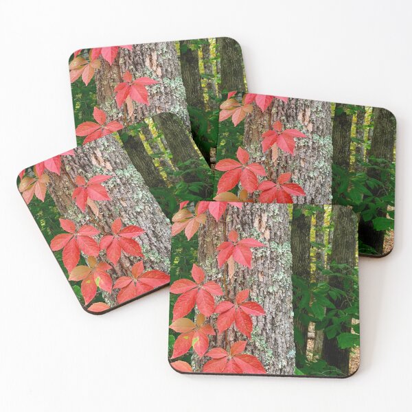 Item preview, Red vining leaves in Fall designed and sold by MaggieRan26.