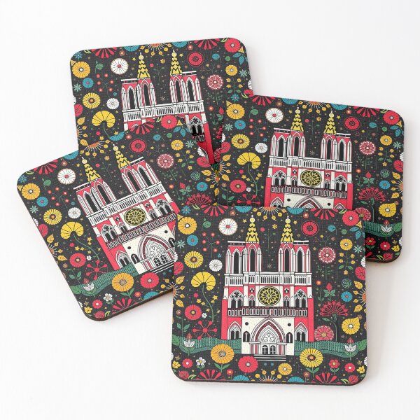 Item preview, Folk art inspired by Notre Dame de Paris designed and sold by GasconyPassion.