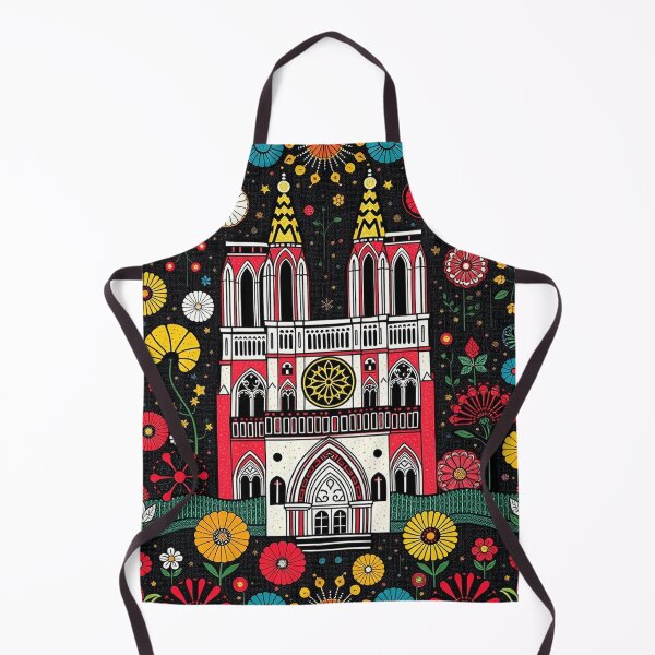 Item preview, Folk art inspired by Notre Dame de Paris designed and sold by GasconyPassion.
