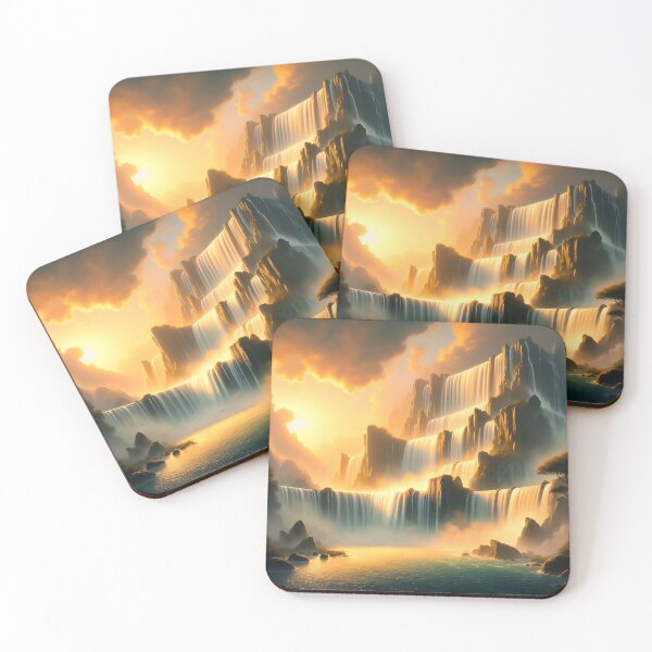 Item preview, Mythical Waterfall designed and sold by RW Art Prints.