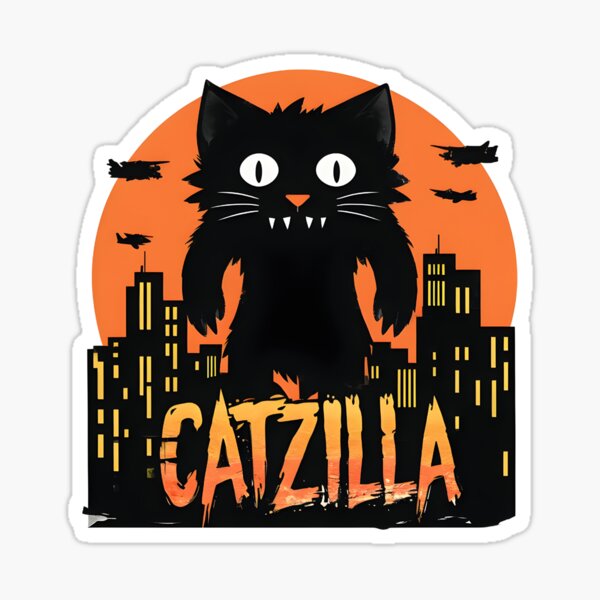 Item preview, Catzilla text overlay designed and sold by PholPol1959.