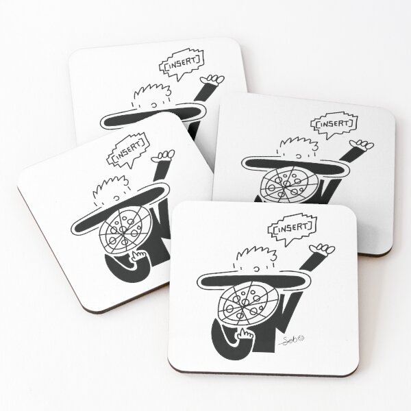 Item preview, Insert Pizza designed and sold by SebbieSketch.