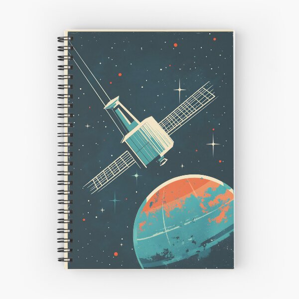 Item preview, Retro satellite around Earth designed and sold by anytka.