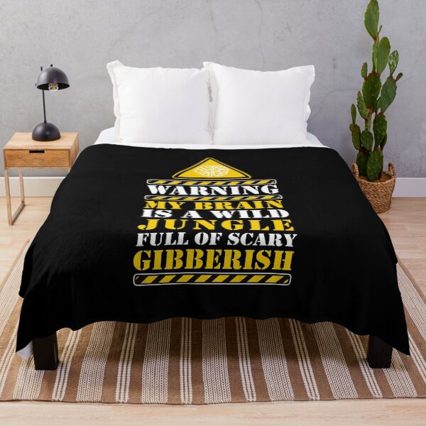Item preview, My brain is a wild jungle full of scary gibberish designed and sold by remerasnerdas.