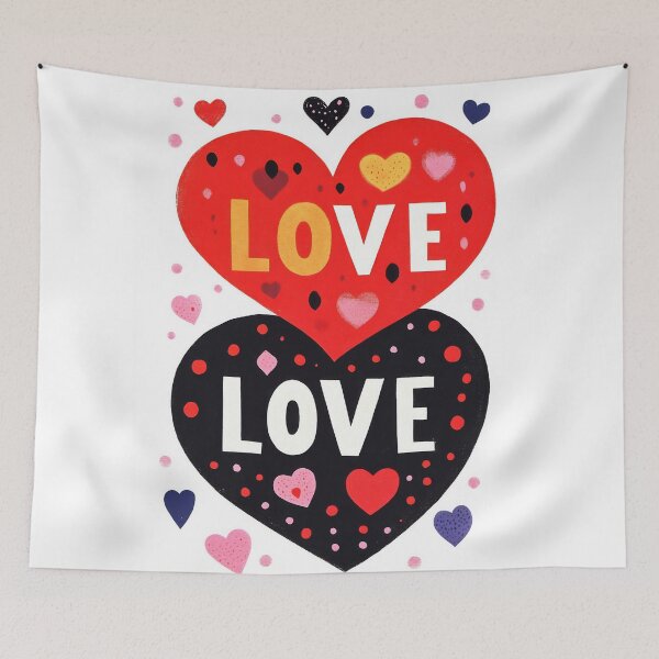 Item preview, Colorful hearts celebrating love designed and sold by anytka.