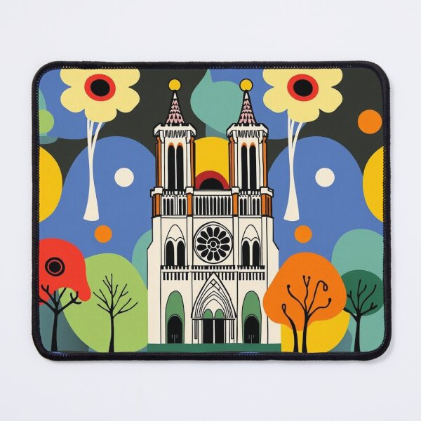 Item preview, Folk art inspired by Notre Dame de Paris designed and sold by GasconyPassion.