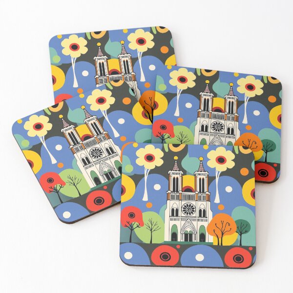 Item preview, Folk art inspired by Notre Dame de Paris designed and sold by GasconyPassion.