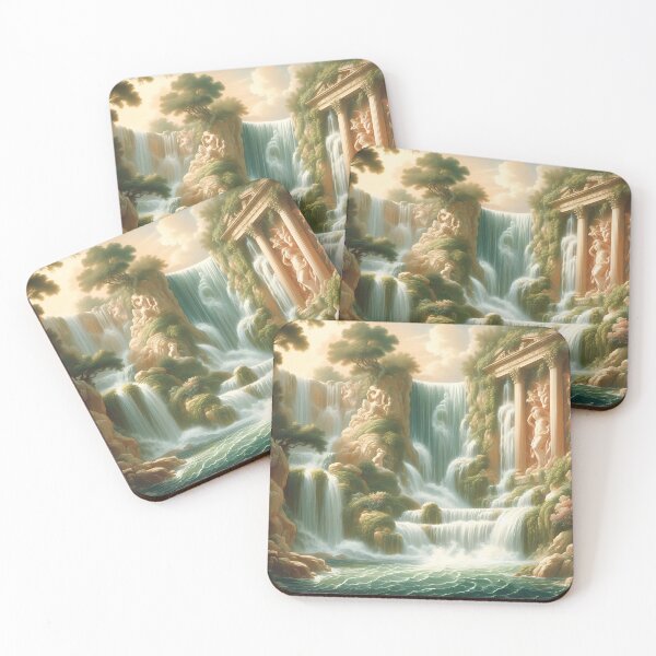 Item preview, Mythical Waterfall designed and sold by RW Art Prints.