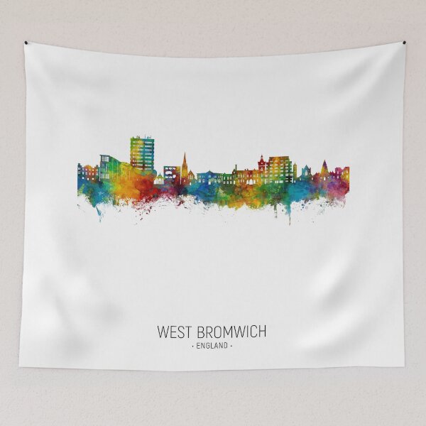 Item preview, West Bromwich England Skyline designed and sold by ArtPrints.