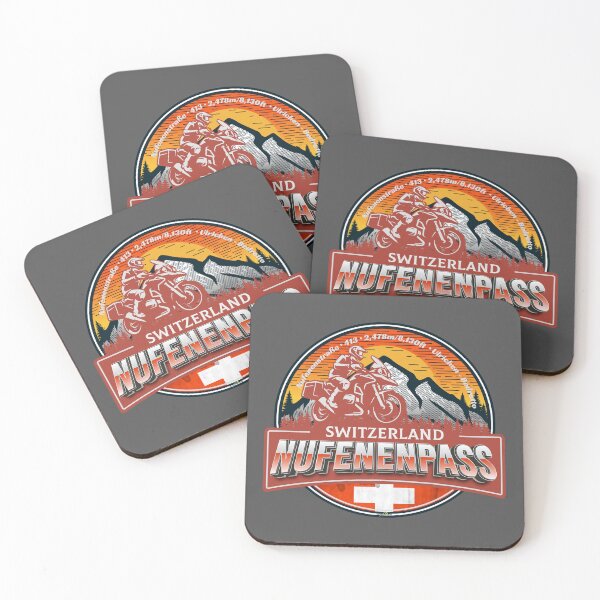 Artikelvorschau, Nufenenpass Schweiz Nufenenpass Motorrad Aufkleber T-Shirt 02 entworfen und verkauft von OuterShellUK.