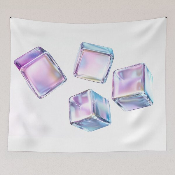Item preview, Bright ice cubes on white designed and sold by anytka.