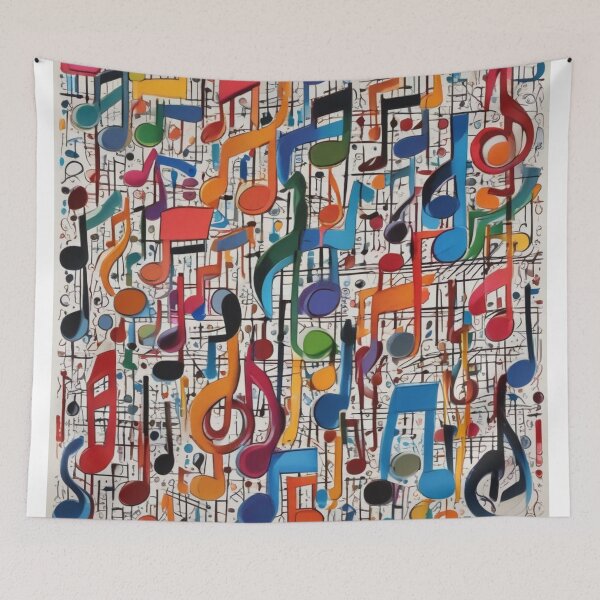 Item preview, Artistic music notes designed and sold by S-R-TDesign.