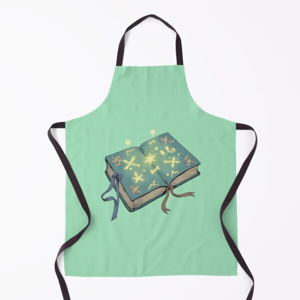 Item preview, Enchanted Spellbook A Line Claire Comic Illustration Glowing designed and sold by MadeByHaresShop.