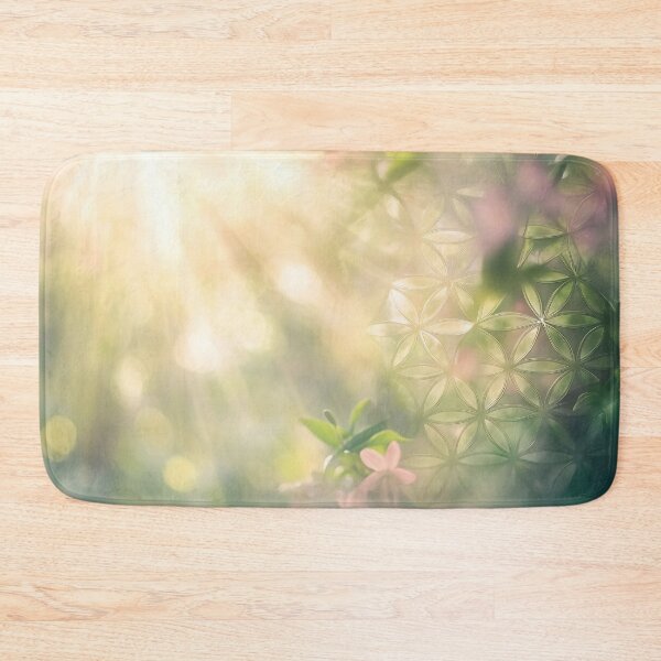 Item preview, Sunlight illuminating garden flowers designed and sold by anytka.