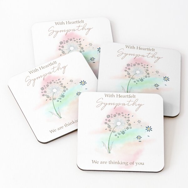 Item preview, With Heartfelt Sympathy, illustration handmade by Pascale Breton designed and sold by Pascale Breton.