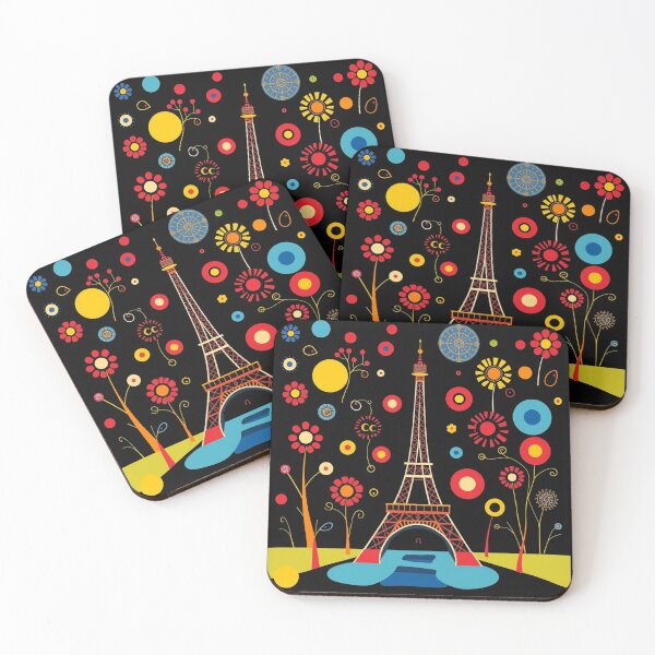 Item preview, Folk art inspired by the Eiffel Tower designed and sold by GasconyPassion.