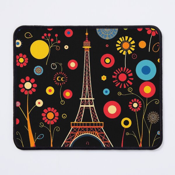 Item preview, Folk art inspired by the Eiffel Tower designed and sold by GasconyPassion.