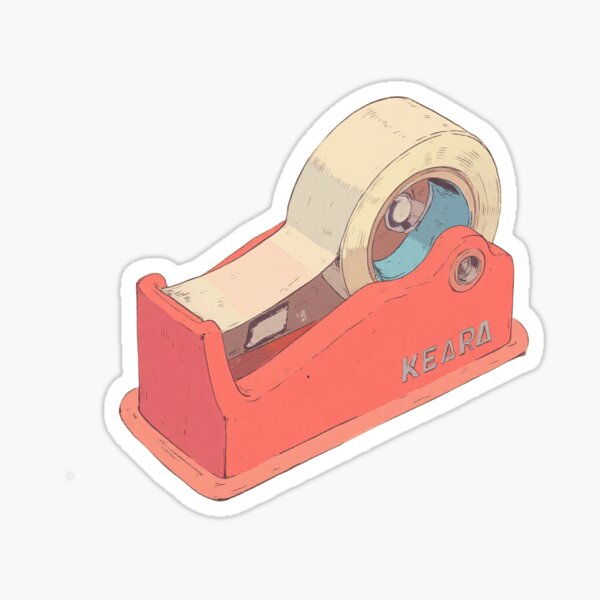 Vista previa del artículo con la obra «Dispensadores de cinta adhesiva llamativos y transparentes con una elegancia sencilla», diseñado y vendido por MadeByHaresShop.