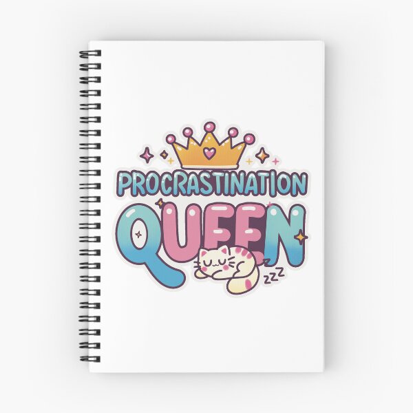 Aperçu de l'œuvre Reine de la procrastination créée et vendue par PieChocolate.