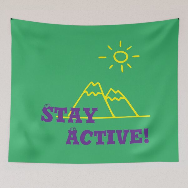 Item preview, Active spirit: Mountains and motivation unite designed and sold by TheDreamer04.