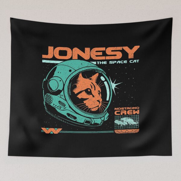 Item preview, Jonesy The Space Cat  designed and sold by sachpica.