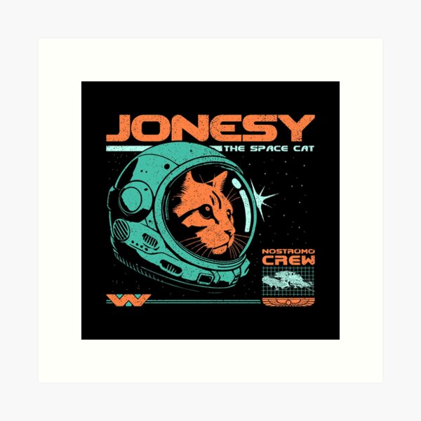 Item preview, Jonesy, die Weltraumkatze designed and sold by sachpica.