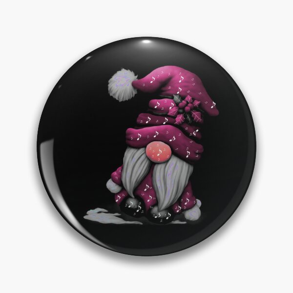 Item preview, Cute Purple Music Santa Christmas Gnome designed and sold by ShreecreatE.