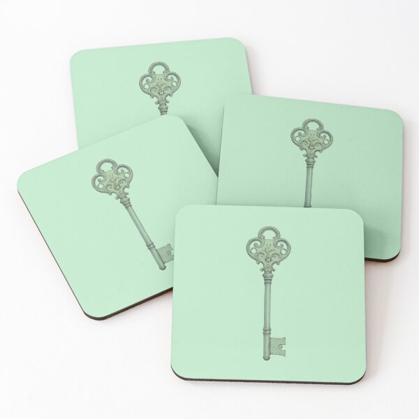 Item preview, Mystic Key Pastel Mint Linear Composition designed and sold by ShroomForge.