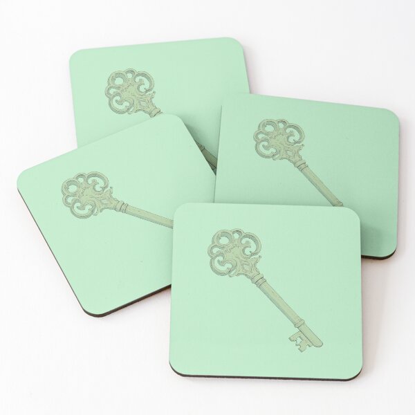 Item preview, Mystic Key Pastel Mint Linear Composition designed and sold by ShroomForge.