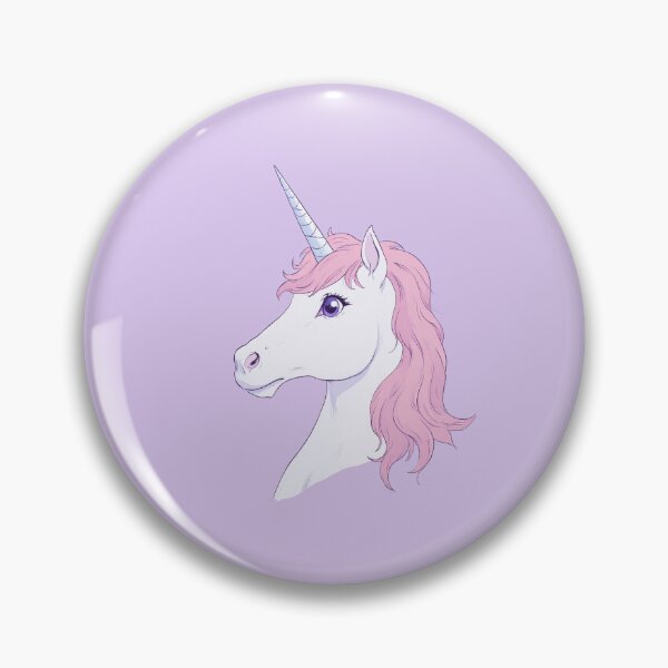Item preview, Enchanted Unicorn in Pastel Lavender - A  Comic Style Illustration designed and sold by ShroomForge.