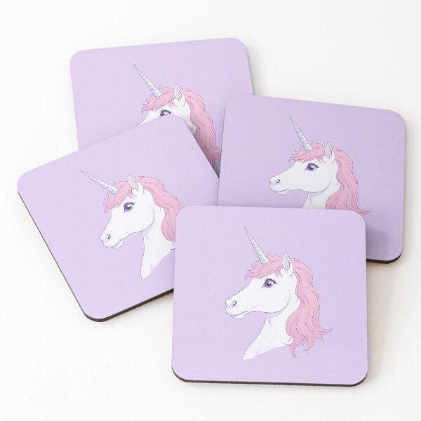 Item preview, Enchanted Unicorn in Pastel Lavender - A  Comic Style Illustration designed and sold by ShroomForge.