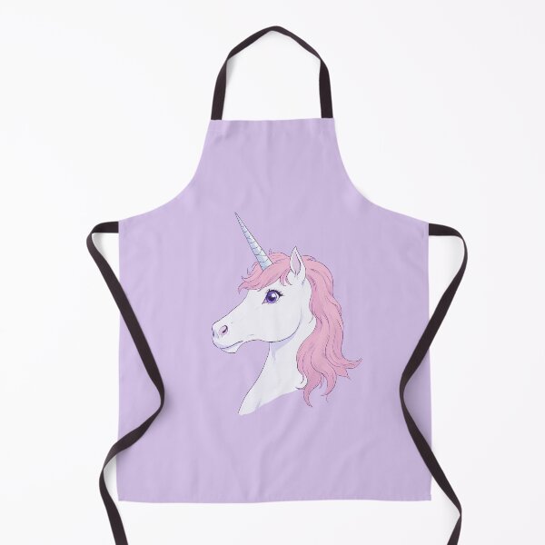 Item preview, Enchanted Unicorn in Pastel Lavender - A Comic Style Illustration designed and sold by ShroomForge.