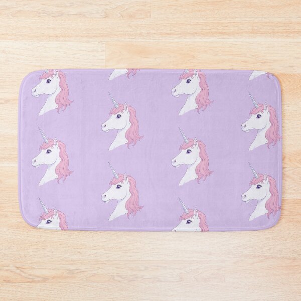 Item preview, Enchanted Unicorn in Pastel Lavender - A  Comic Style Illustration designed and sold by ShroomForge.