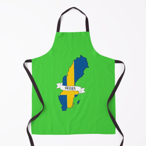 Item preview, Sweden flag map designed and sold by visual adventures.