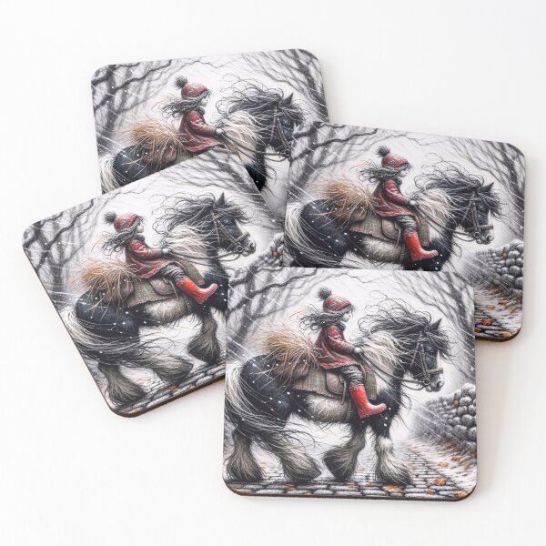 Item preview, Winter Horse Riding designed and sold by M-Y-A-R-T-.