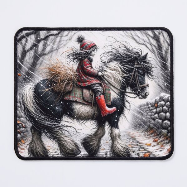 Item preview, Winter Horse Riding designed and sold by M-Y-A-R-T-.