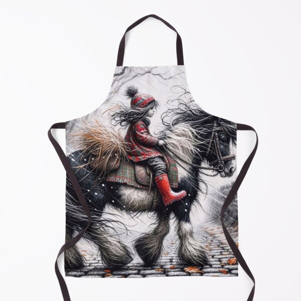 Item preview, Winter Horse Riding designed and sold by M-Y-A-R-T-.