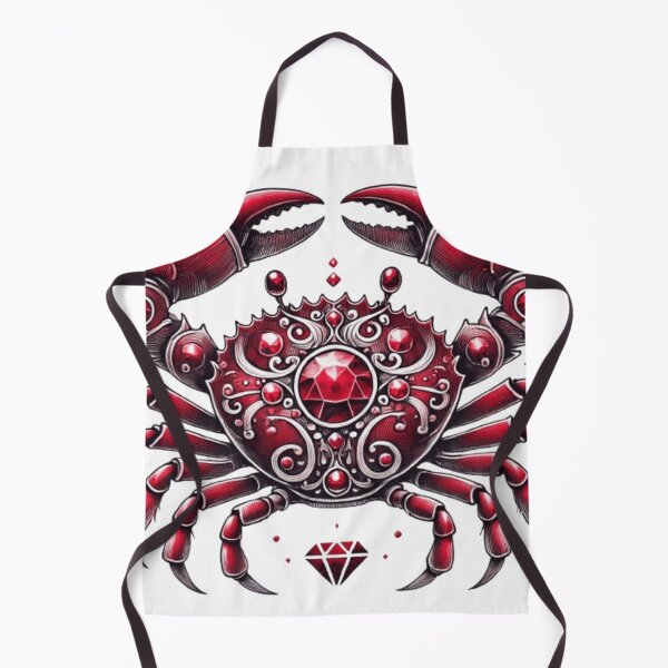 Item preview, Ruby Stone Red Crab designed and sold by ArtQueen777.