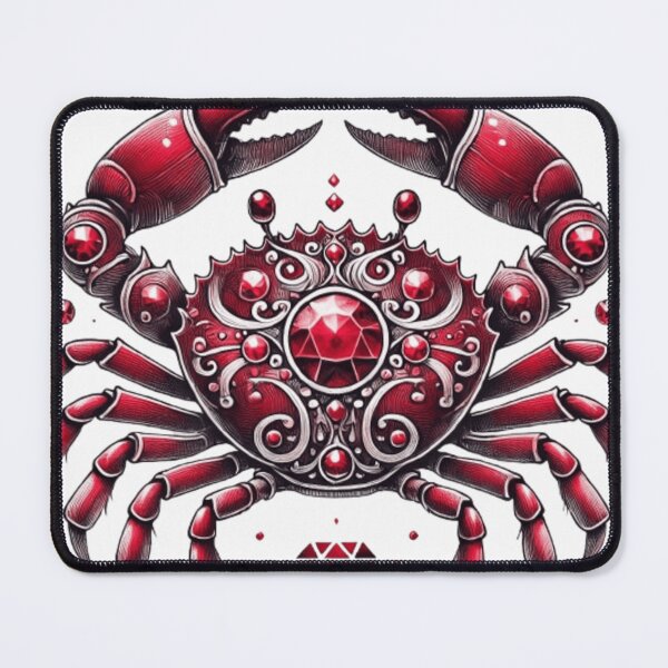 Item preview, Ruby Stone Red Crab designed and sold by ArtQueen777.
