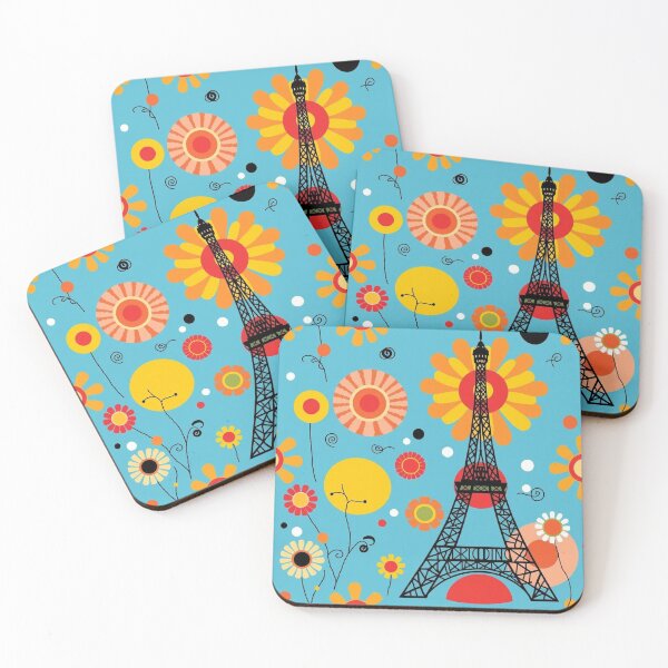 Item preview, Folk art inspired by the Eiffel Tower designed and sold by GasconyPassion.
