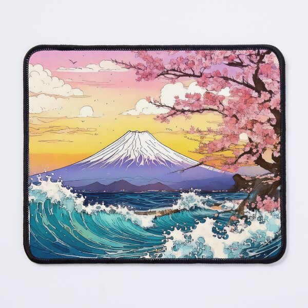 Item preview, The Great Sakura Wave designed and sold by rokojin.