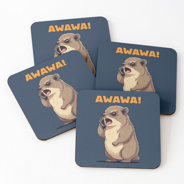 Item preview, Rock Hyrax Awawa Funny On Phone Groundhog Dassi designed and sold by d247.