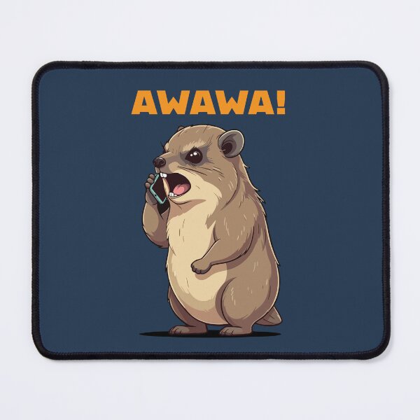Item preview, Rock Hyrax Awawa Funny On Phone Groundhog Dassi designed and sold by d247.